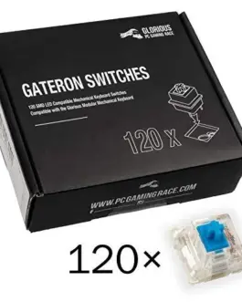 Alternative view of Суичове за механична клавиатура Glorious Gateron Blue 120 броя