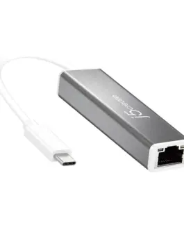 Мрежова карта j5Create JCE133G Тип USB-C 3.1 Gen1 Gigabit Ethernet Сив