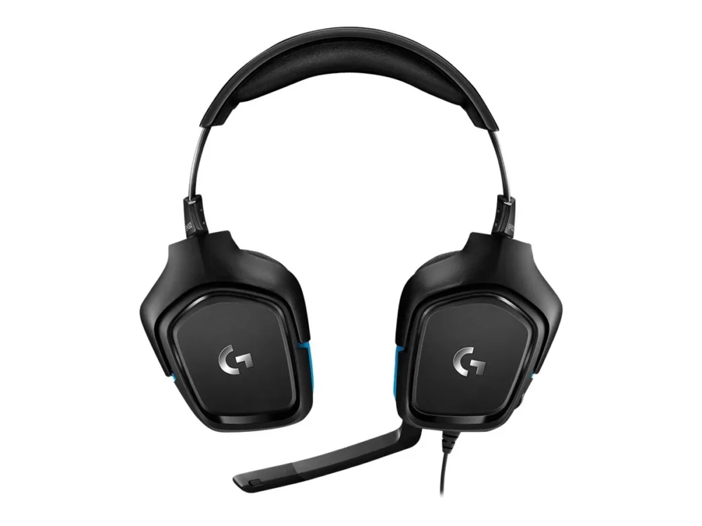 ГЕЙМЪРСКИ СЛУШАЛКИ LOGITECH ZG432 - Black-Cyan - PN 981-000770