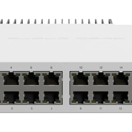 Комутатор MikroTik CCR2004-16G-2S+PC с 16 Gigabit порта и 2 SFP+