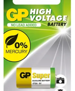 Alternative view of Алкална фото батерия 4LR44 -1бр. 476A GP