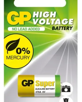 Alternative view of Алкална фото батерия 4LR44 -1бр. 476A GP