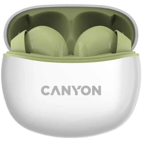 Bluetooth слушалки CANYON headset TWS-5 Green