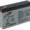 Оловна батерия RITAR (RT670) AGM 6V 7Ah 151 /34 /94 mm Терминал1