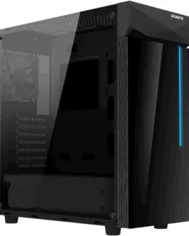 Кутия за компютър Gigabyte C200G RGB Mid Tower Черна