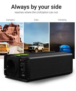 Alternative view of Инвертор GREEN CELL, 24/220V, DC/AC, 1500W/3000W, Модифицирана синусоида