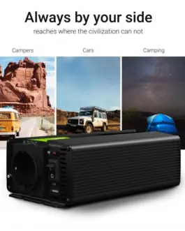 Alternative view of Инвертор GREEN CELL, 24/220V,  DC/AC, 1500W/3000W, Модифицирана синусоида