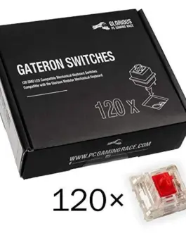 Alternative view of Суичове за механична клавиатура Glorious Gateron Red 120 броя