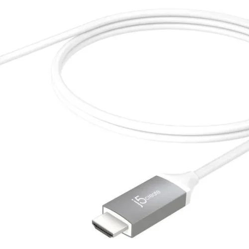 Alternative view of Кабел j5create JCC153G, USB-C мъжко - HDMI мъжко, 1.8 m, Бял