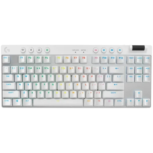 Геймърска клавиатура LOGITECH G PRO X TKL LIGHTSPEED Mechanical Gaming Keyboard - WHITE - US INTL -