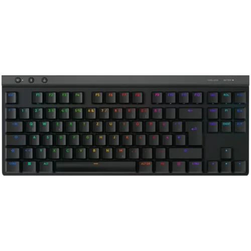 Геймърска клавиатура LOGITECH G515 LIGHTSPEED TKL - BLACK - US INTL - 2.4GHZ/BT - EMEA28i-935 -