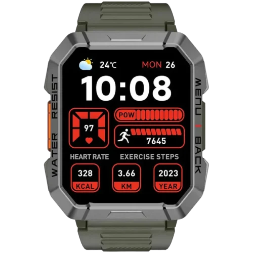 Смарт часовник Blackview W60 2.01inch HD900mAh Battery LED Flashlight & Compass Function 24-hour SpO2 Detection + Heart