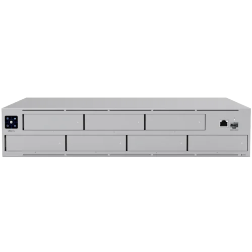 Мрежов сторидж Ubiquiti UNAS-Pro-EU 2U rack-mount NAS with (7) 2.5/3.5" drive bays and 10 Gbps performance designed for