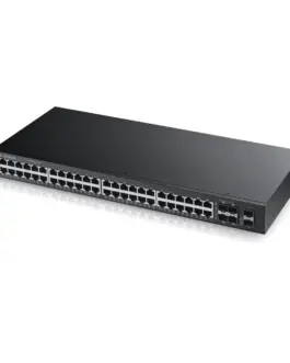Alternative view of Суич ZYXEL GS1920-48, 44х GbE порта, 4х Combo порта SFP/RJ-45, управляем, за монтаж в шкаф