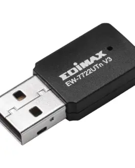 Безжичен мини адаптер EDIMAX EW-7722UTN V3 USB Realtek 2.4Ghz 802.11n/g/b