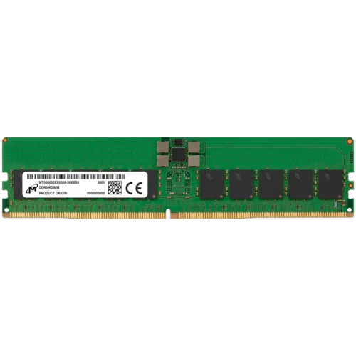 Памет за сървър Micron DDR5 RDIMM 32GB 1Rx4 4800 CL40 (16Gbit) (Single Pack)