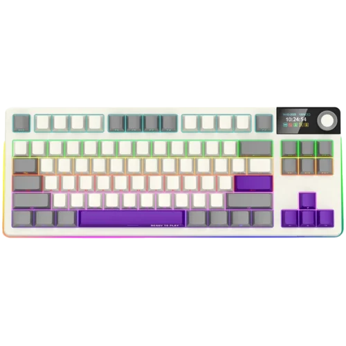 Геймърска клавиатура LORGAR KBP70TKLW Wireless TKL Mechanical Gaming Keyboard Pro Beige EN