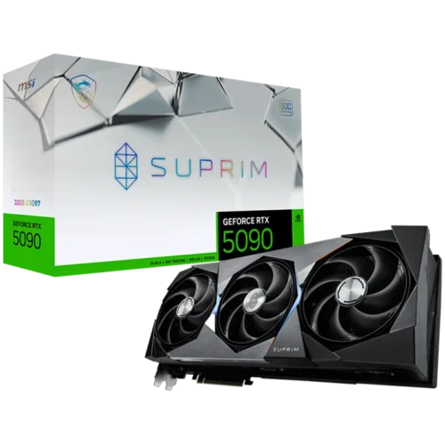 Видео карта MSI Video Card Nvidia GeForce RTX 5090 32G SUPRIM SOC (32GB GDDR7/512bit PCI-E Gen 5 x16 3xDP 1xHDMI Recomme