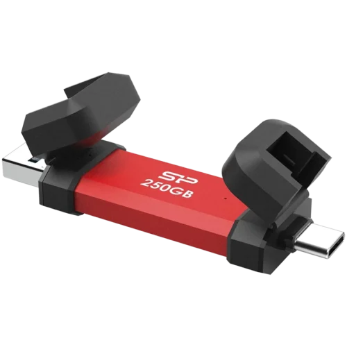 Външен SSD диск Silicon Power UC3S72 250GB USB3.2 Gen2DS72Red