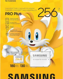 Карта памет Samsung SONIC PRO PLUS microSDXC UHS-I 256GB Адаптер