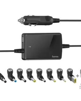 Универсално зарядно за лаптоп HAMA за кола вх.12-15 V изх.15-19 V/70W