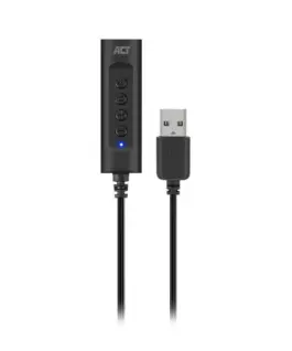 Звукова карта Ewent AC9360 2.0 USB 3.5 mm Черна
