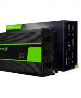 Alternative view of Инвертор GREEN CELL, 12/220V, DC/AC, 2000W/4000W, Чиста синусоида