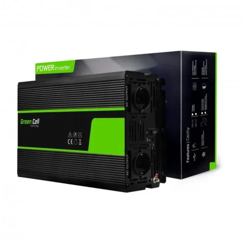 Alternative view of Инвертор GREEN CELL, 12/220V, DC/AC, 2000W/4000W, Чиста синусоида