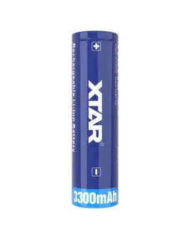Alternative view of Акумулаторна батерия XTAR за фенери 18650 със защита , 3300mAh, Li-ion