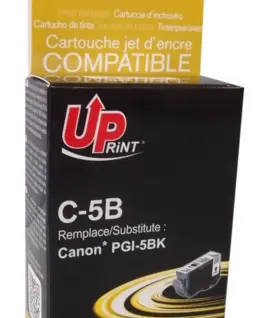 Мастилница UPRINT PGI-5 CANON, С чип, Черен