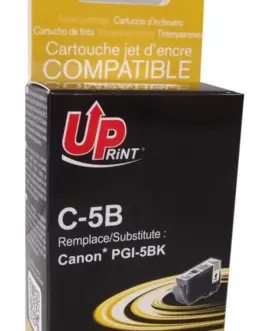 Мастилница UPRINT PGI-5 CANON, С чип, Черен