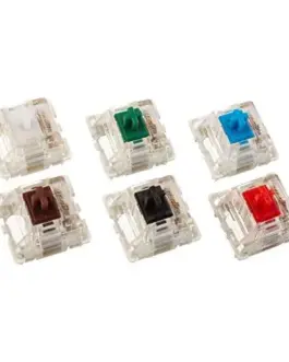 Суичове за механична клавиатура Glorious Gateron Green 120 броя