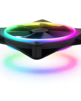 Alternative view of Вентилатор NZXT F140 RGB Duo, Черен