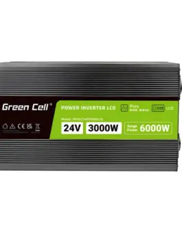 Alternative view of Инвертор GREEN CELL, 24/220V,  DC/AC, 3000W/6000W, чиста синусоида