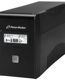 Alternative view of PowerWalker UPS line-interactive 650VA 2X 230V PL OUT, RJ11 IN/OUT, LCD
