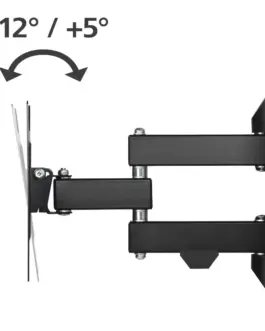 Alternative view of Стенна стойка за TV, Fullmotion, 122 cm (48"), 220822