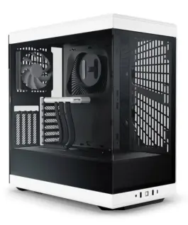Кутия за компютър HYTE Y40 Tempered Glass Mid-Tower Бяло и Черно