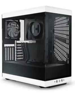 Кутия за компютър HYTE Y40 Tempered Glass Mid-Tower Бяло и Черно