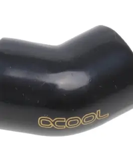 L-конектор Alphacool HF Вътрешна резба G1/4 - G1/4 45° Черен мат