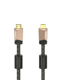 Кабел HAMA Premium HDMI мъжко - HDMI мъжко 1.5 м Ферит Позлатени