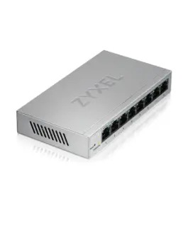 Alternative view of Суич ZyXEL GS-1200-8, 8 портов, Gigabit, webmanaged