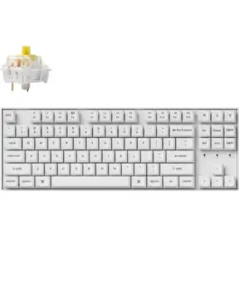 Геймърска механична клавиатура Keychron K8 Pro White K Pro Banana RGB