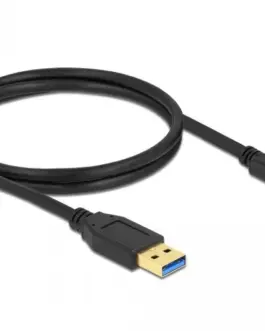 Кабел Delock SuperSpeed USB-A мъжко - USB-C мъжко (USB 3.2 Gen 2) 10 Gbps 1 м