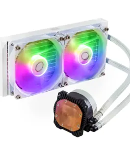 Alternative view of Охладител за процесор Cooler Master ML240L Core ARGB White