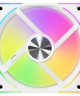 Alternative view of Вентилатор Lian Li UNI AL120 V2, ARGB, Бял