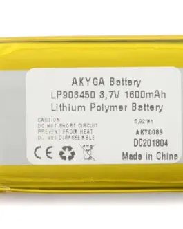 Alternative view of Акумулаторна батерия AKYGA, Li-Po, 3.7 V, 1600mAh, PCM