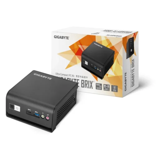 Alternative view of Настолен компютър Gigabyte Brix  Intel Celeron N5105 up to 2.8 GHz, 1 x SO-DIMM DDR4, m.2 SSD