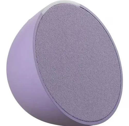 Alternative view of Преносима смарт тонколона Amazon Echo Pop, Bluetooth, Alexa, Лилава