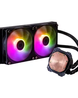 Alternative view of Охладител за процесор Cooler Master ML240L Core ARGB Black