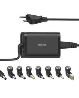 Alternative view of Универсално захранване за лаптоп HAMA, Мрежово, изх. 15/19V, 65W, 200002